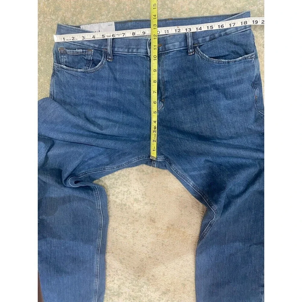 Banana Republic Mens Size 38x36 Blue Straight Fit Travel Jeans